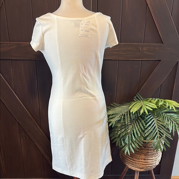 Boston Proper Cream Dress - Picture 5 of 6